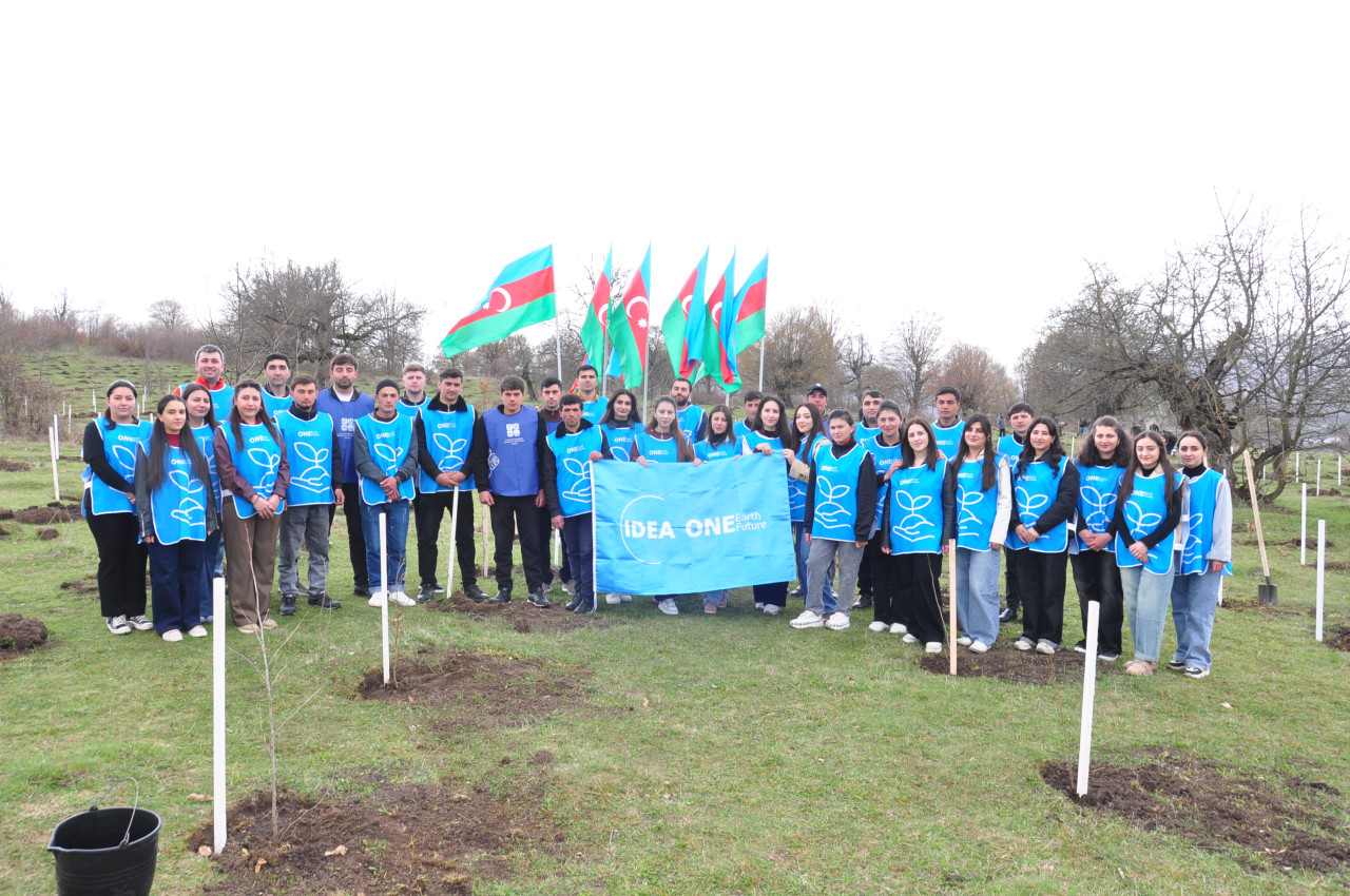 IDEA Gədəbəydə kütləvi ağacəkmə aksiyası təşkil etdi - FOTOLAR