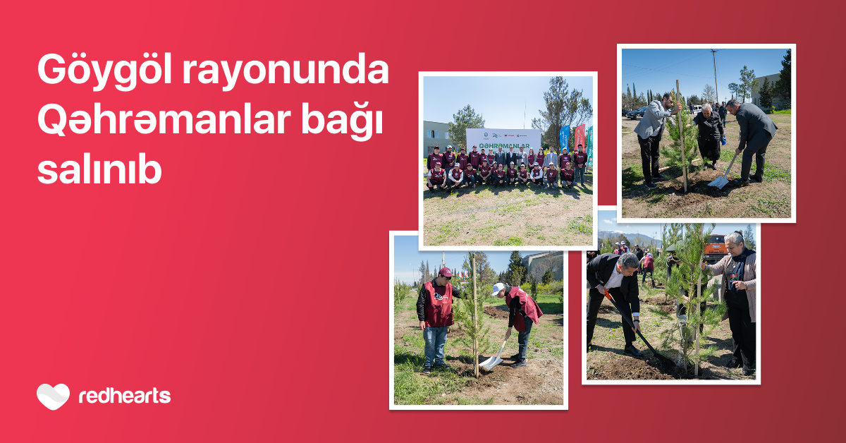 Göygöldə “Qəhrəmanlar bağı” aksiyası həyata keçirilib