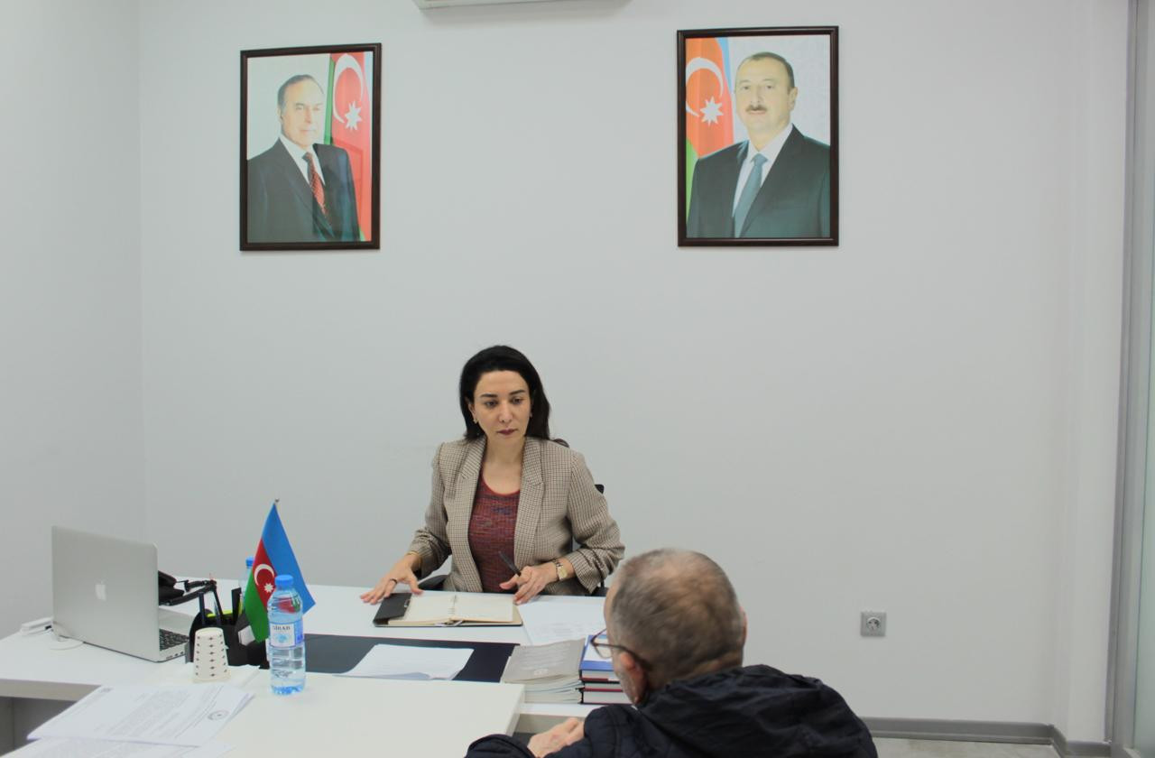 Səbinə Əliyeva növbəti qəbul keçirdi - FOTOLAR