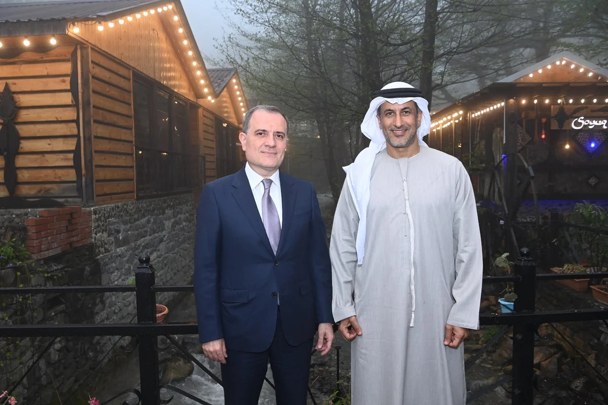 Ceyhun Bayramov BƏƏ-nin dövlət naziri ilə görüşdü - FOTO