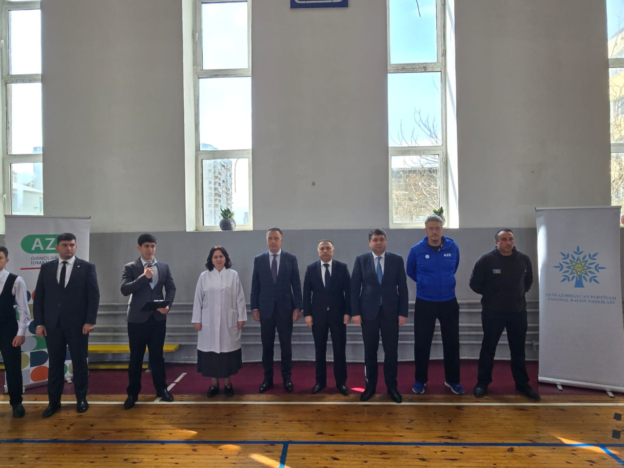 Yasamalda qızlar arasında voleybol idman növü üzrə yarışa start verildi