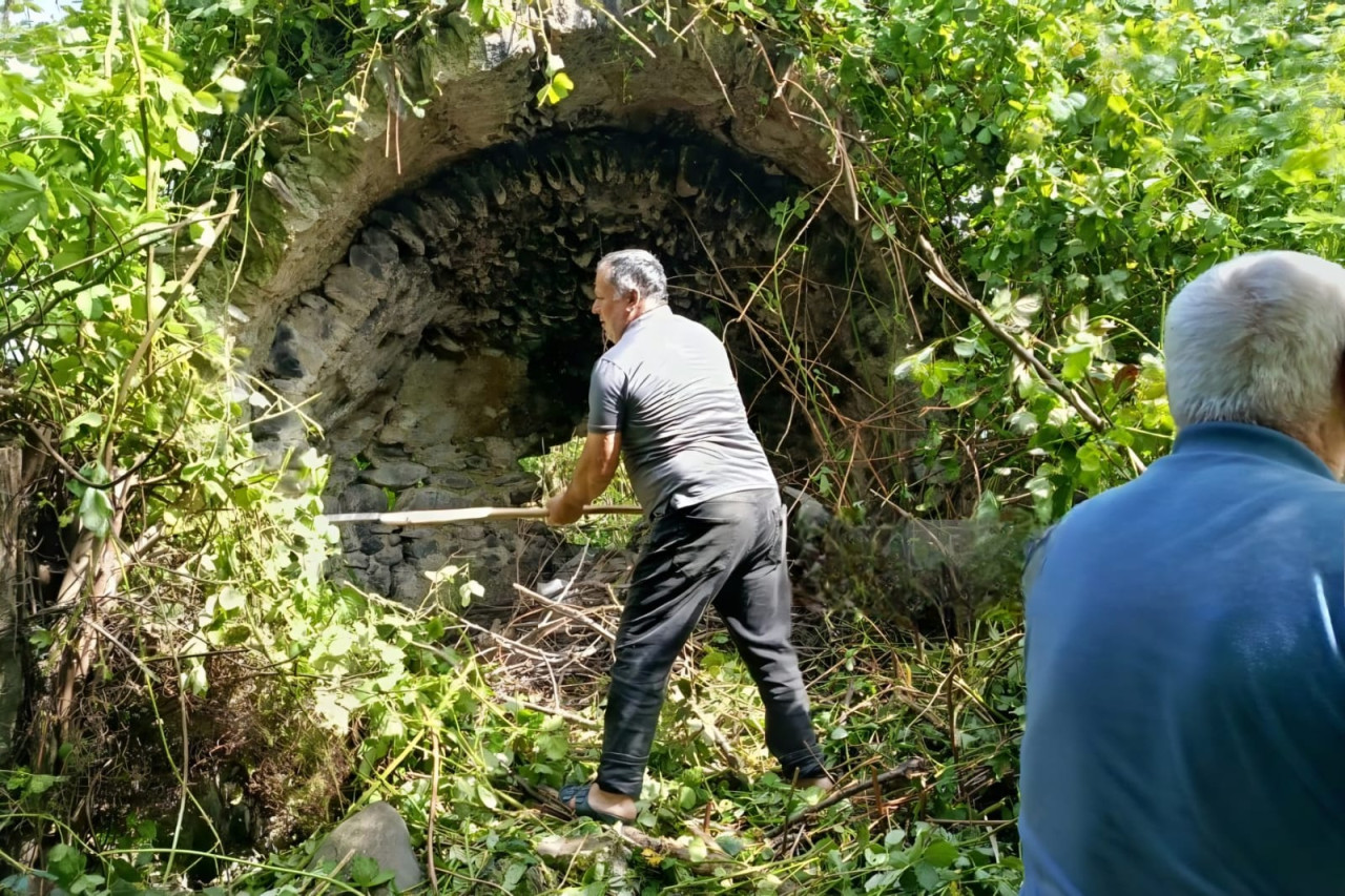 Balakəndə V-VII əsrlərə aid abidə tapıldı