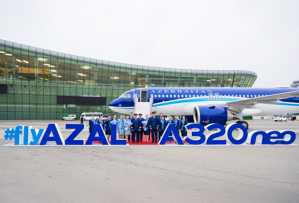 AZAL-ın donanmasına daha bir “Airbus A320neo” əlavə olundu
