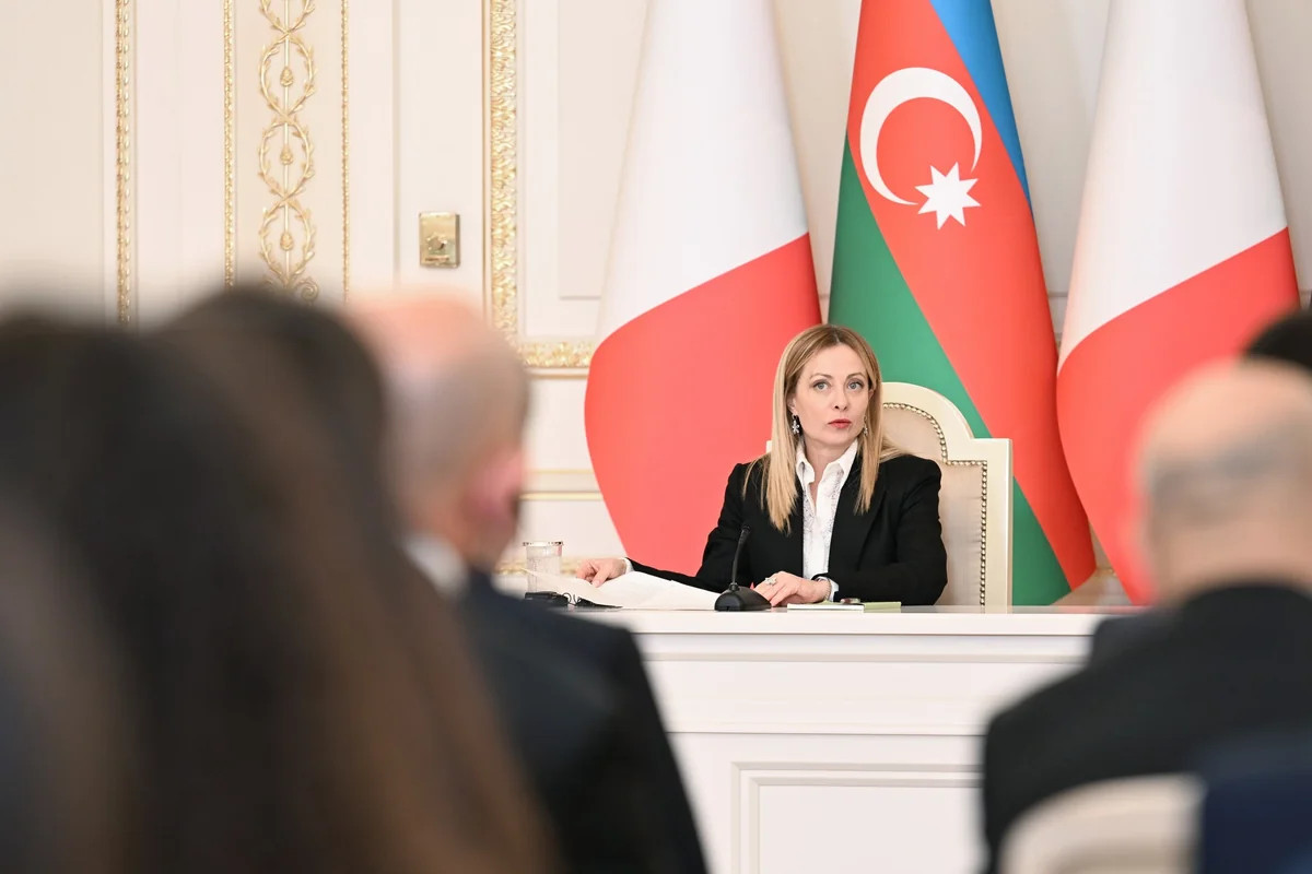 Meloni Azərbaycan səfəri ilə bağlı paylaşım etdi
