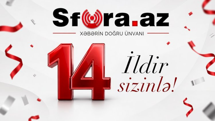 Sfera.az-ın 14 yaşı tamam olur
