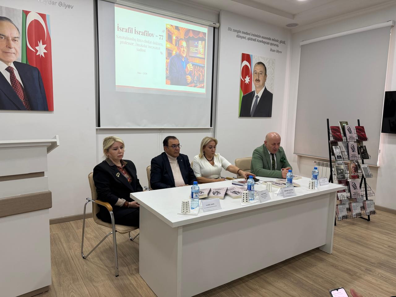 İsrafil İsrafilovun yeni kitabı çap olundu - FOTOLAR