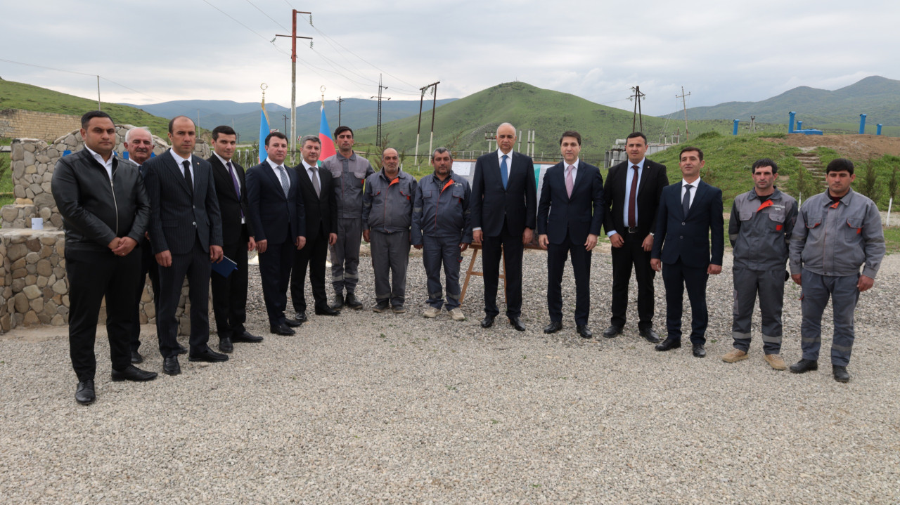 Fındığan kəndi fasiləsiz içməli su ilə təmin olundu - FOTOLAR