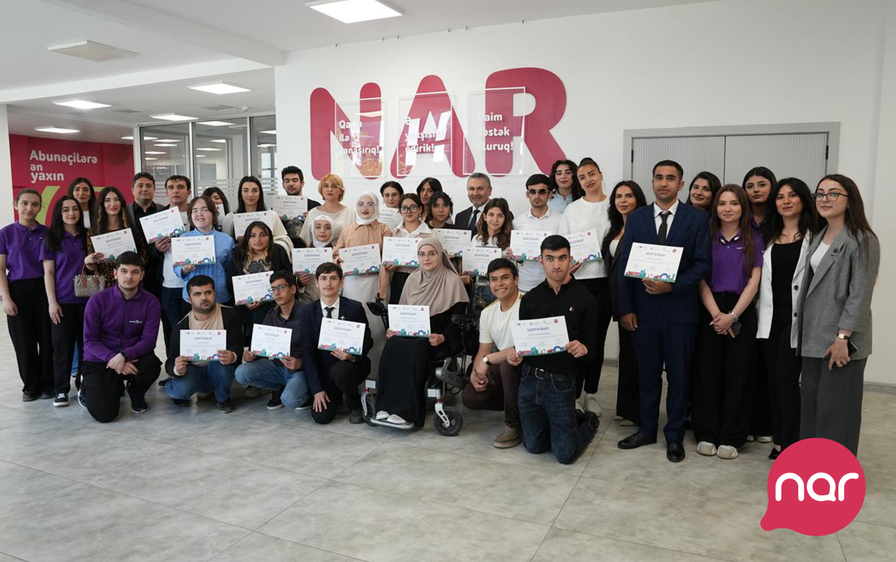 “Nar” WUF 13 çərçivəsində inklüziv təcrübə proqramı iştirakçılarını təltif etdi