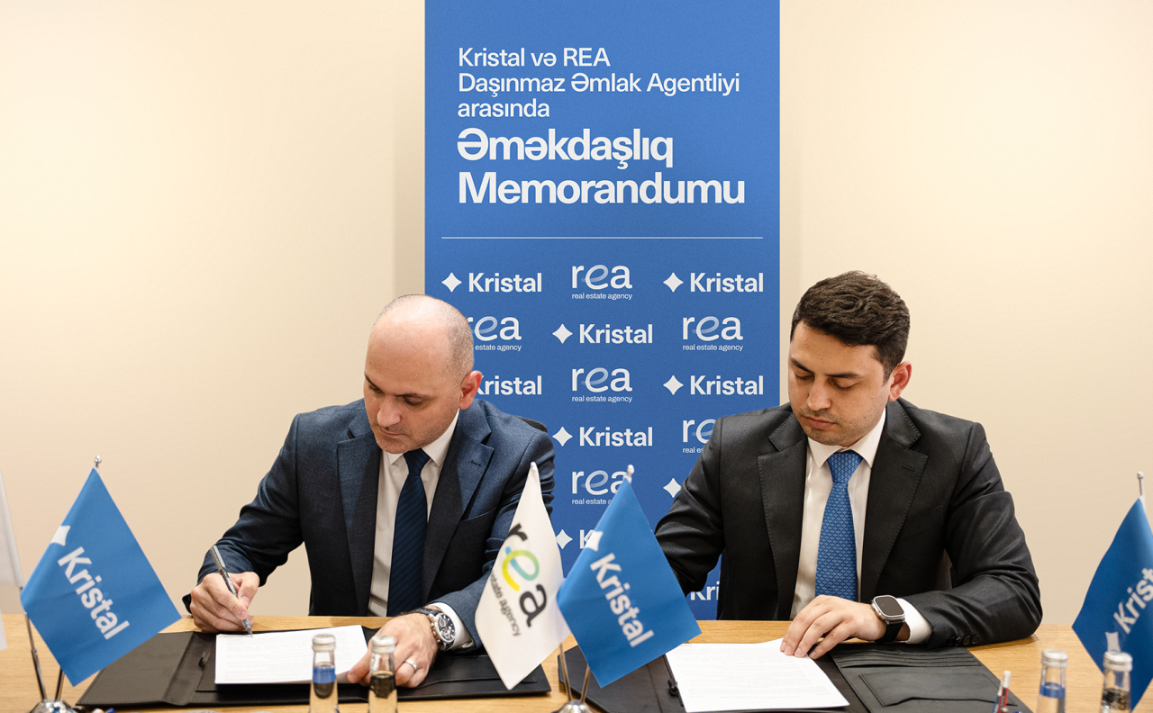 “Kristal” və “REA” Daşınmaz Əmlak Agentliyi arasında memorandum imzalandı