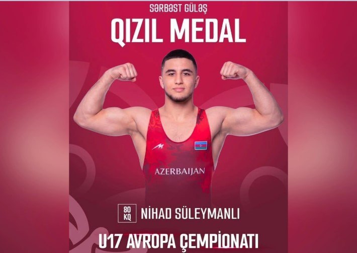 Daha bir güləşçimiz Avropa çempionu oldu
