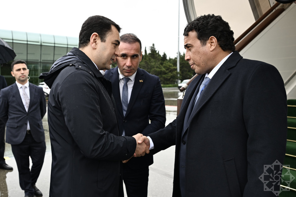Liviyanın Prezident Şurasının Sədri Azərbaycanda - FOTO