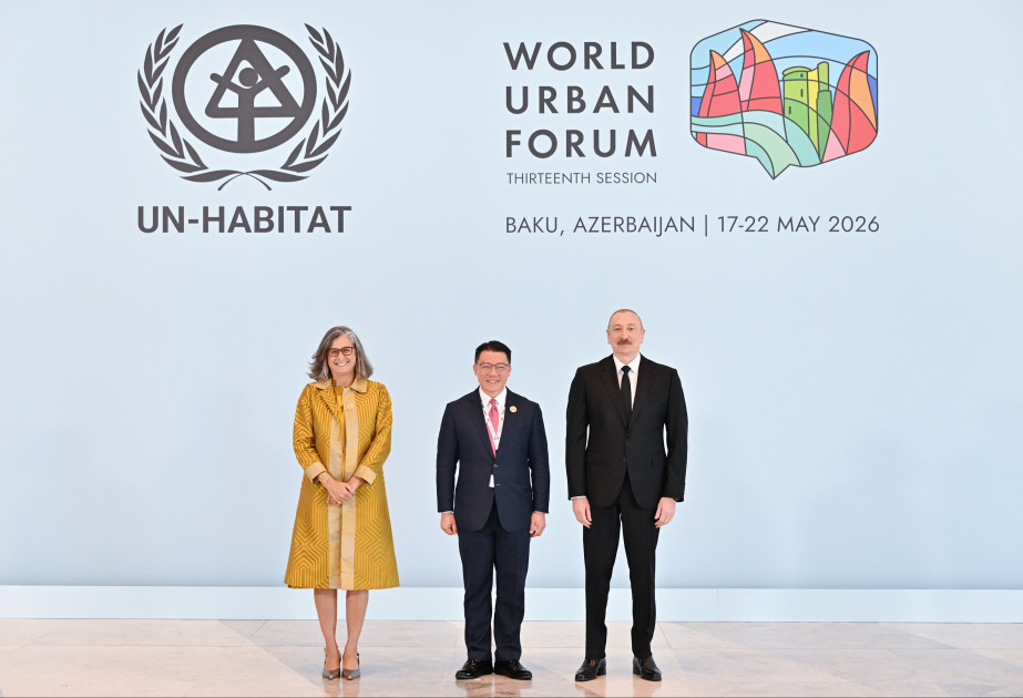 Prezident WUF13-ün açılışında - CANLI