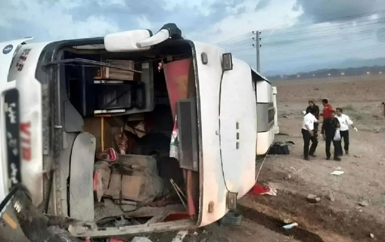 İranda avtobus aşdı - Ölənlər var