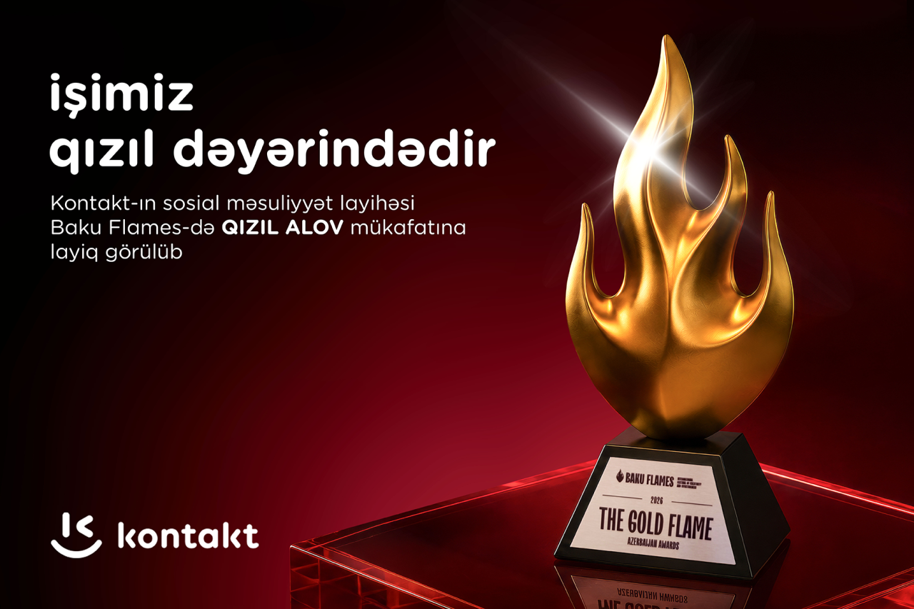 “Kontakt”ın sosial layihəsi “Qızıl Alov” mükafatı qazandı