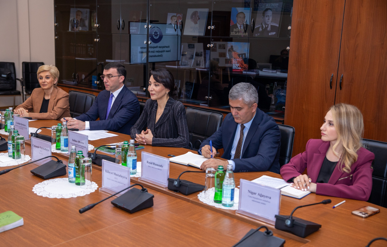 Ombudsman AFFA nümayəndə heyəti ilə görüşdü - FOTOLAR