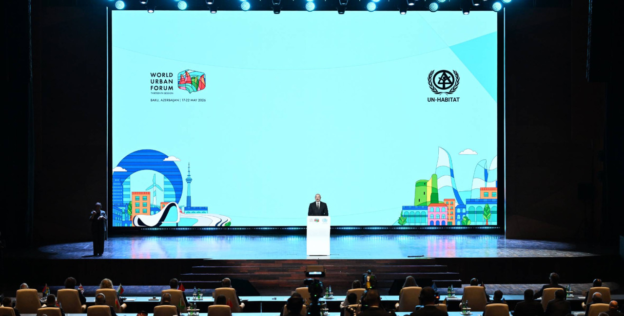İlham Əliyevin sosial media hesabında WUF13-lə bağlı paylaşım edildi