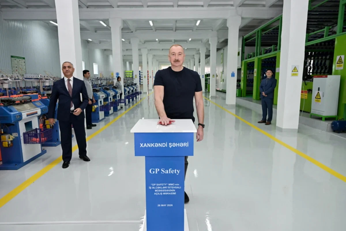 Xankəndidə iş əlcəkləri istehsalı müəssisəsinin açılışı oldu