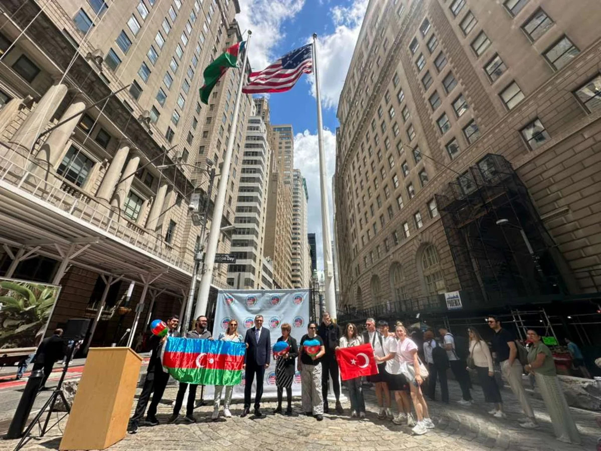 Nyu-Yorkda Azərbaycan bayrağı ucaldıldı