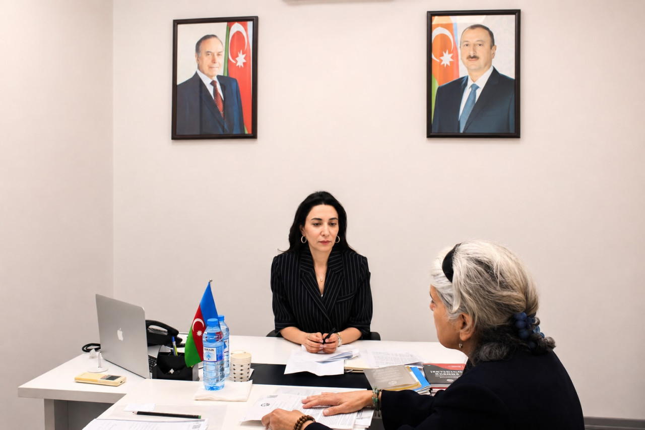Ombudsman Səbinə Əliyeva vətəndaşları qəbul etdi - FOTOLAR