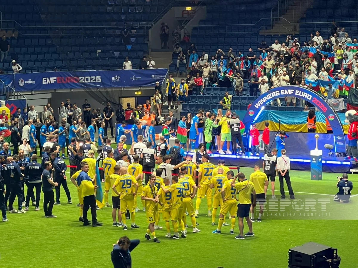 Avropa çempionatının qalibi olan millimiz mükafatlandırıldı