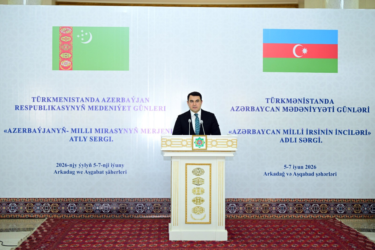 Türkmənistanda “Azərbaycan milli irsinin inciləri” adlı sərginin açılışı keçirildi - FOTOLAR