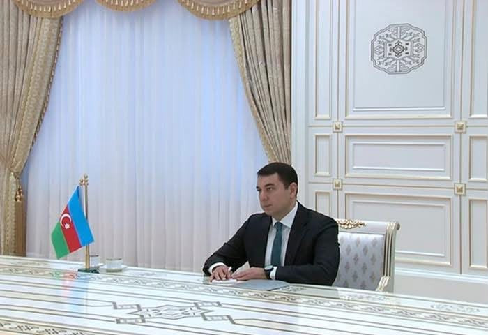 Türkmənistan Prezidenti Adil Kərimlini qəbul etdi - FOTO