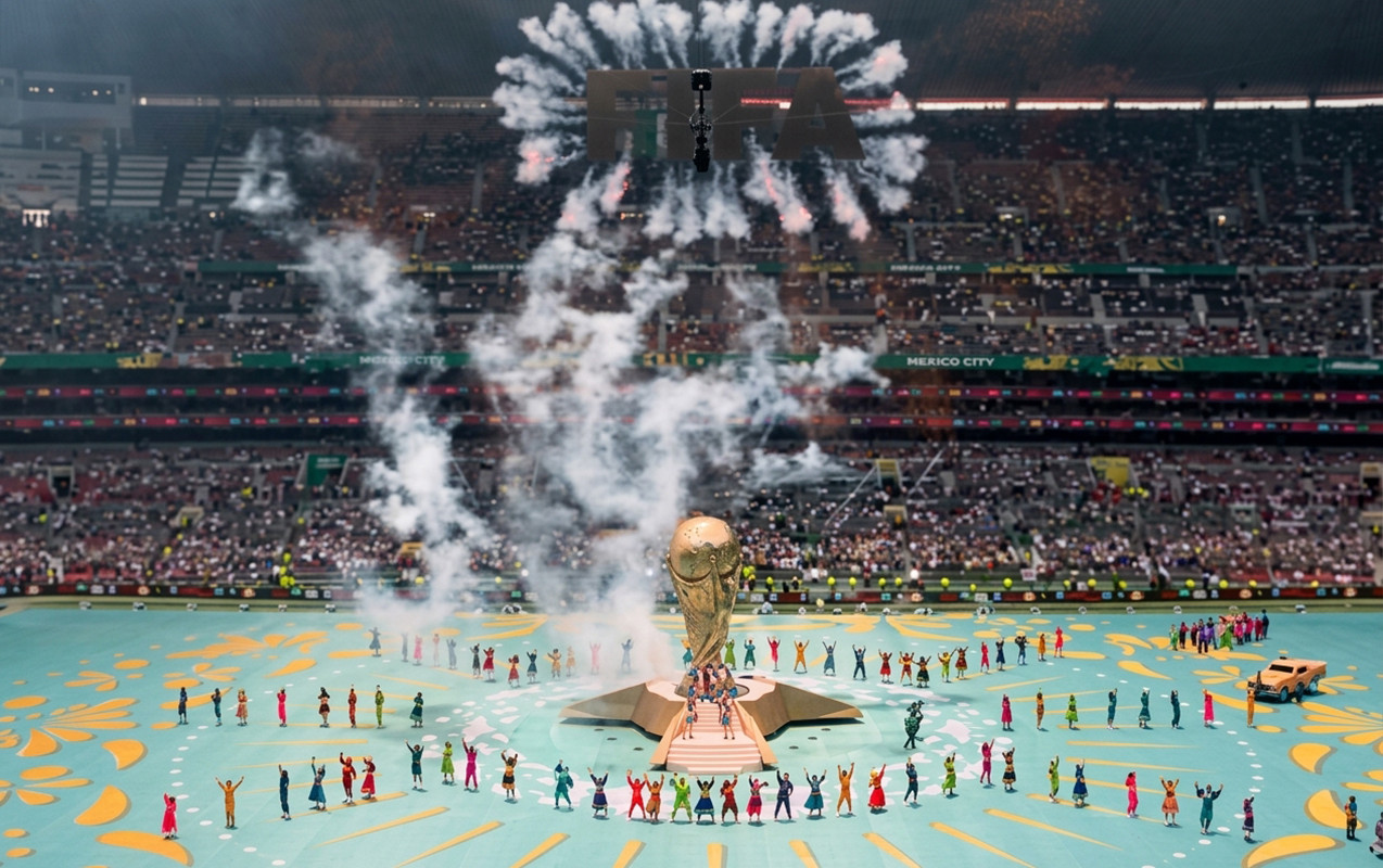 Futbol üzrə Dünya Çempionatının açılış mərasimi baş tutdu - VİDEO