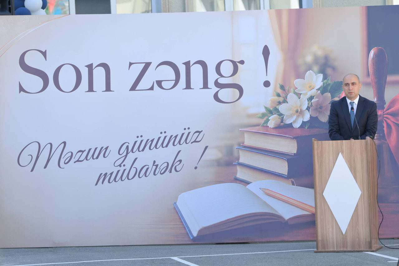 Emin Əmrullayev “Son zəng” tədbirində - FOTOLAR