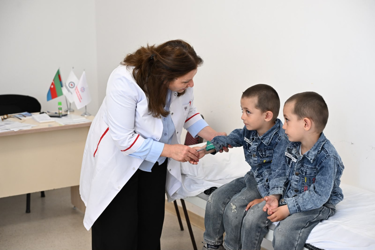 Daşkəsəndə ödənişsiz tibbi müayinələr keçirildi - FOTOLAR