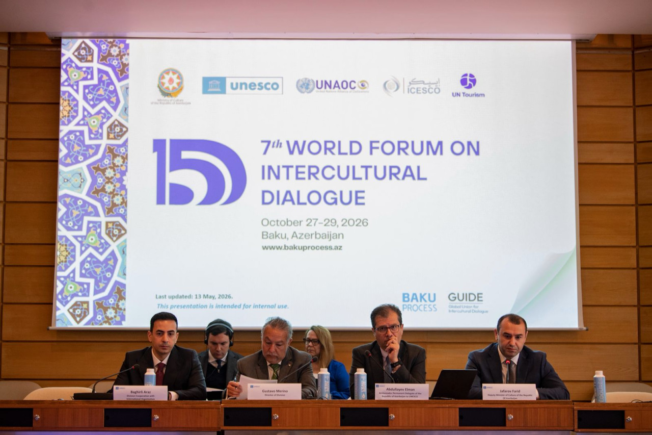 VII Ümumdünya Mədəniyyətlərarası Dialoq Forumu UNESCO-da - FOTOLAR