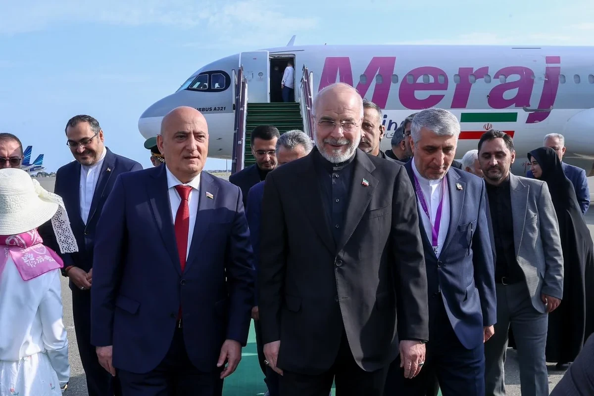 Qalibaf Azərbaycana gəldi - FOTO