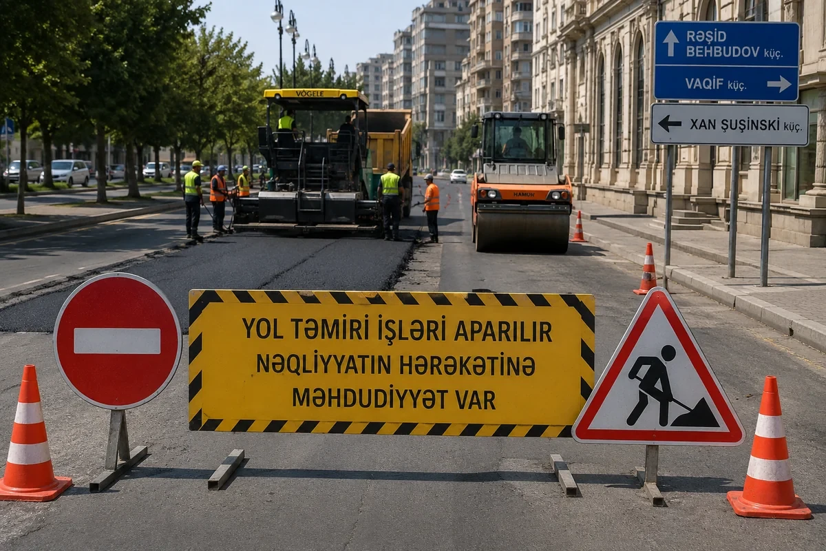 Bakının mərkəzində 2 yol bağlanacaq&nbsp;