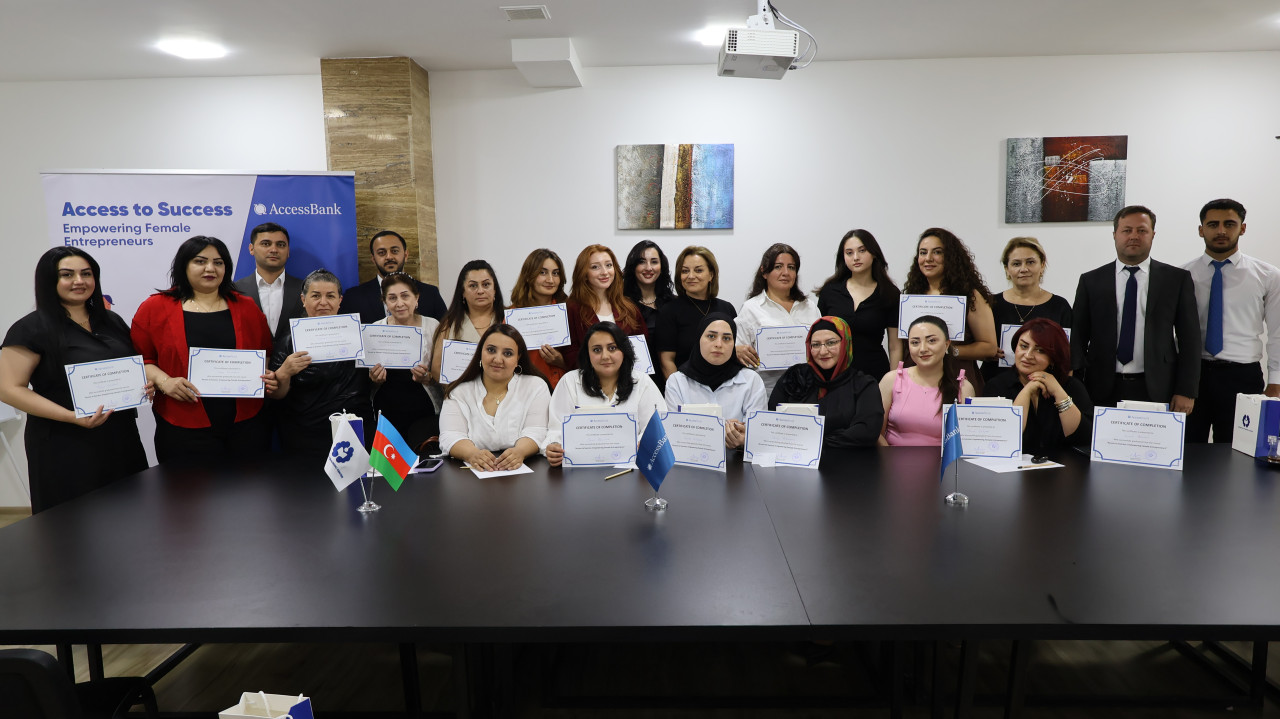 AccessBank Qarabağda qadın sahibkarlar üçün maarifləndirici təlim keçirdi