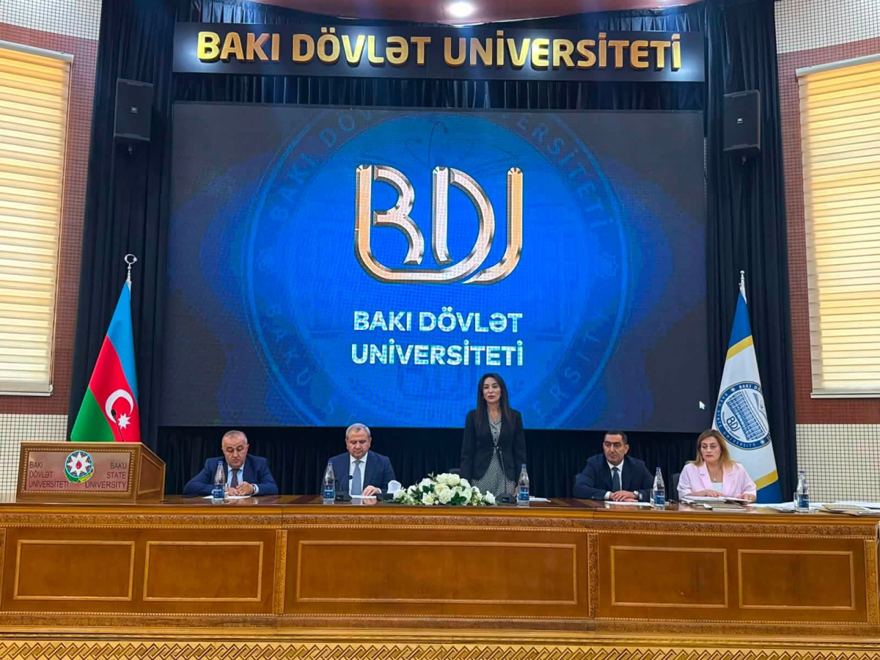 Ombudsman magistrantların dissertasiya işlərinin müdafiəsində - FOTOLAR