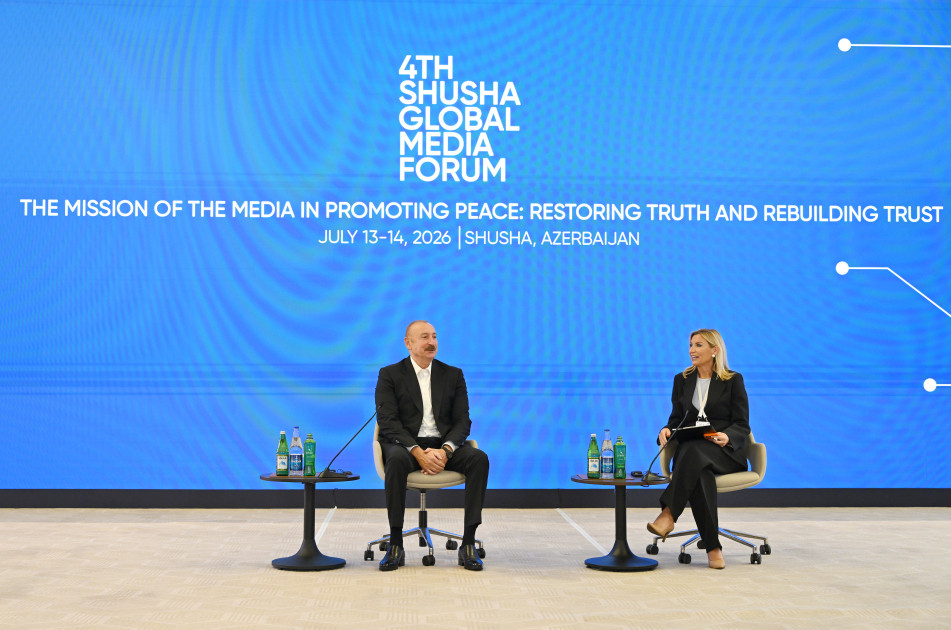 Prezidentin iştirakı ilə IV Şuşa Qlobal Media Forumu başladı - CANLI