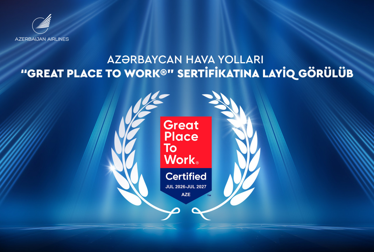 AZAL \"Great Place to Work\" sertifikatı ilə təltif olundu