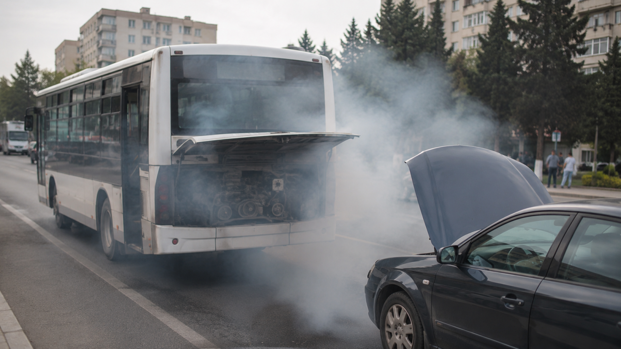 Bakıda həyəcan siqnalı - Avtomobil və avtobuslar niyə qəfil alışır?