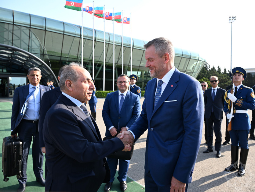 Slovakiya Prezidentinin Azərbaycana səfəri başa çatdı - FOTO