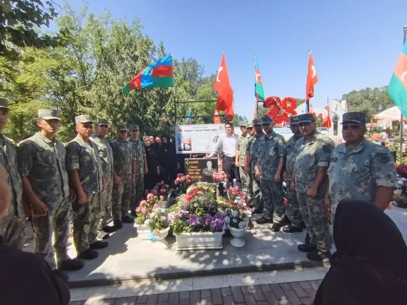 Şəhid Vüsal Vəliyevin doğum günü münasibətilə anım mərasimi keçirilib – FOTOLAR