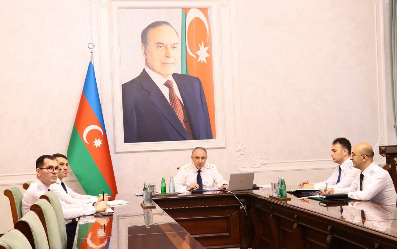 Baş Prokurorluqda Geniş Kollegiya iclası keçirildi - FOTO