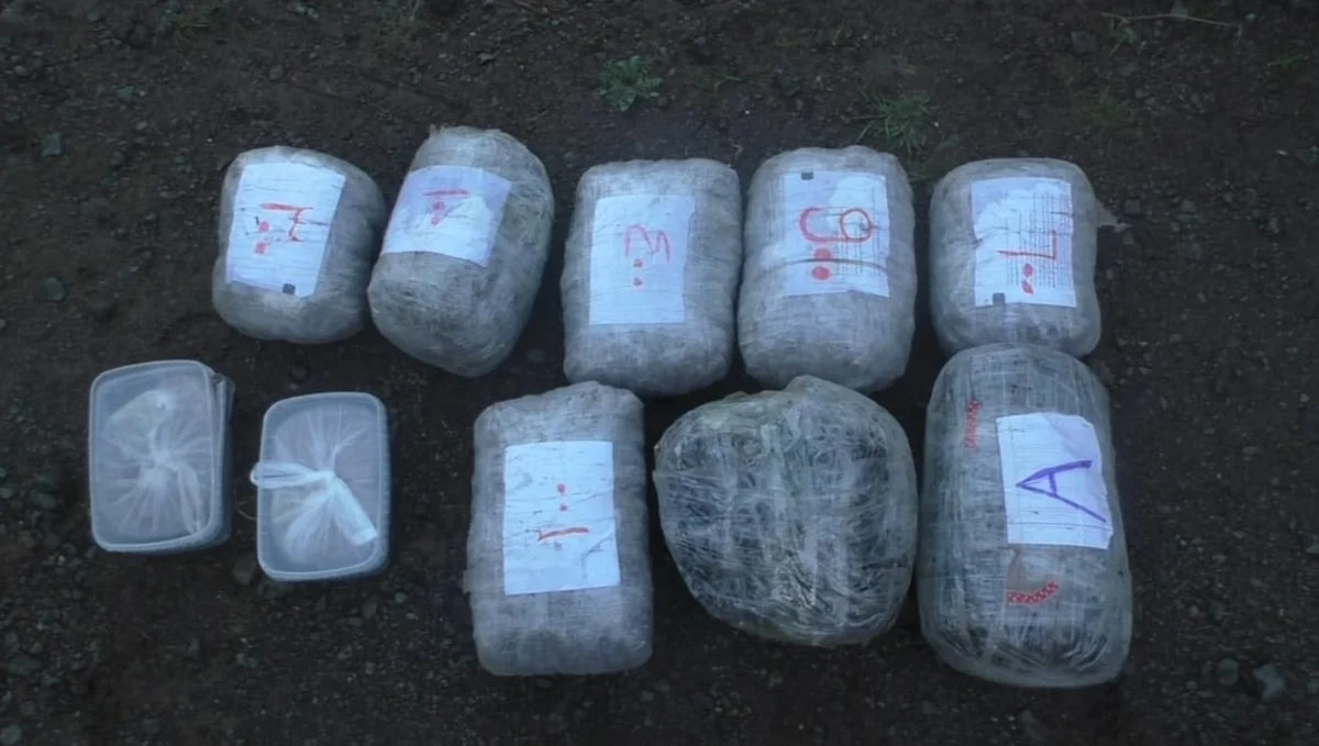 45 kiloqramdan çox narkotik aşkarlandı
