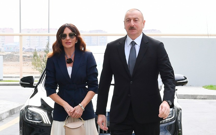 Prezidentlə xanımı Qırğızıstana getdi