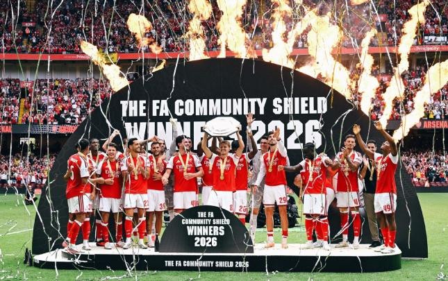 \"Arsenal\" 18-ci dəfə İngiltərə Superkubokunun qalibi oldu