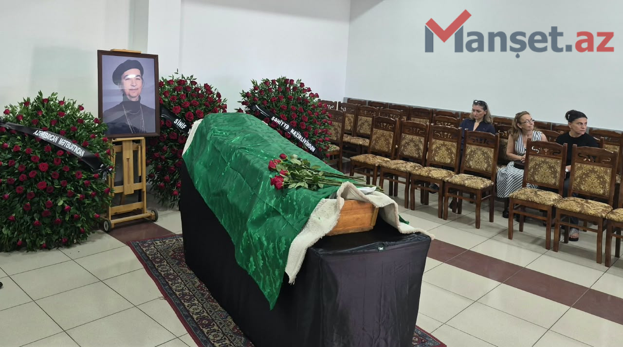 Əməkdar jurnalist Nurani ilə vida mərasimi keçirilir - FOTOLAR