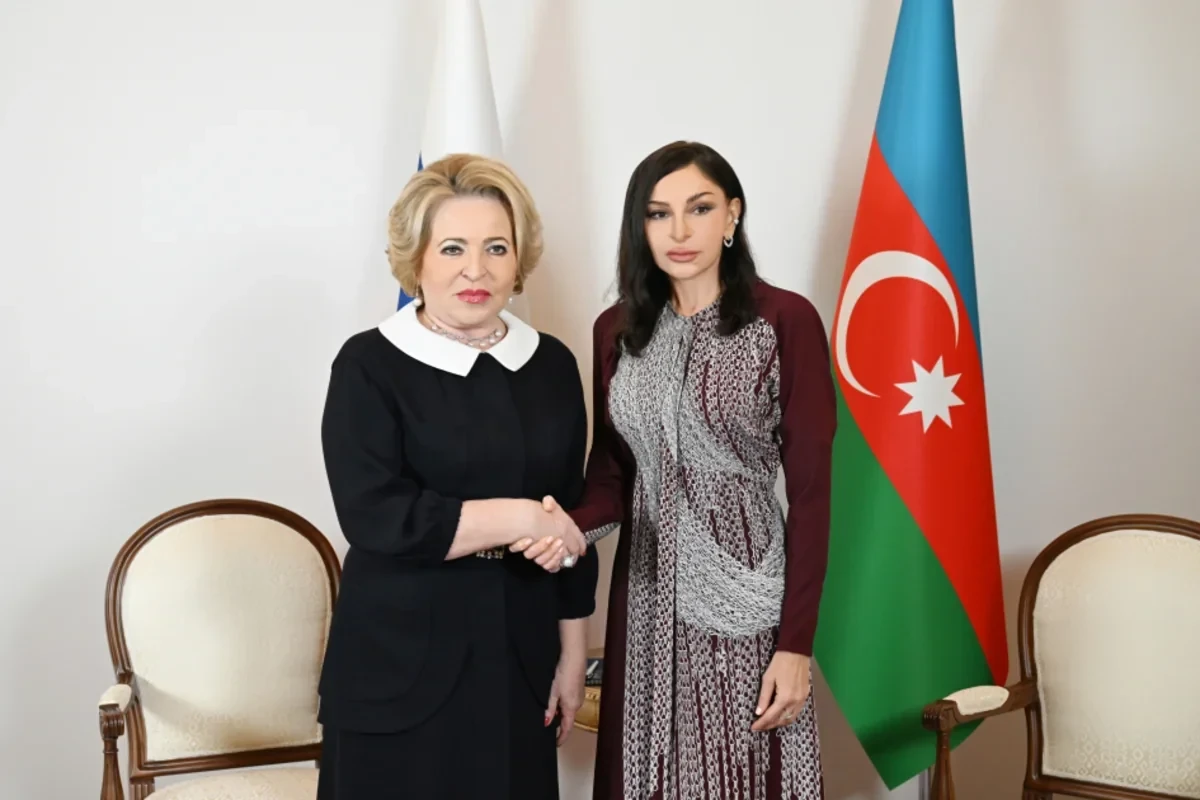 Valentina Matviyenko Mehriban Əliyevaya məktub göndərdi
