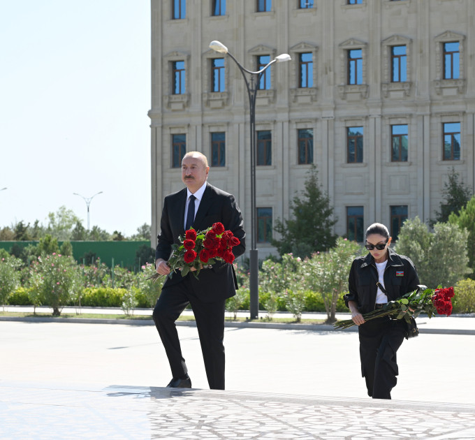Prezident İlham Əliyev Hərbi Dəniz Qüvvələrində olub - Fotolar