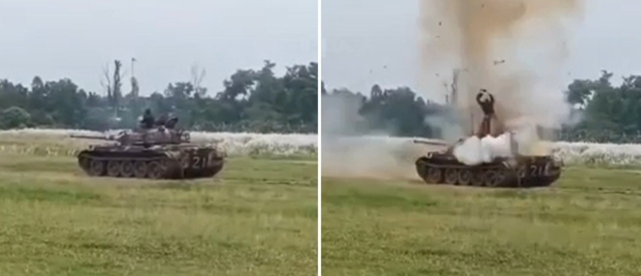 Banqladeşdə təlim zamanı tank partladı - Həlak olanlar var