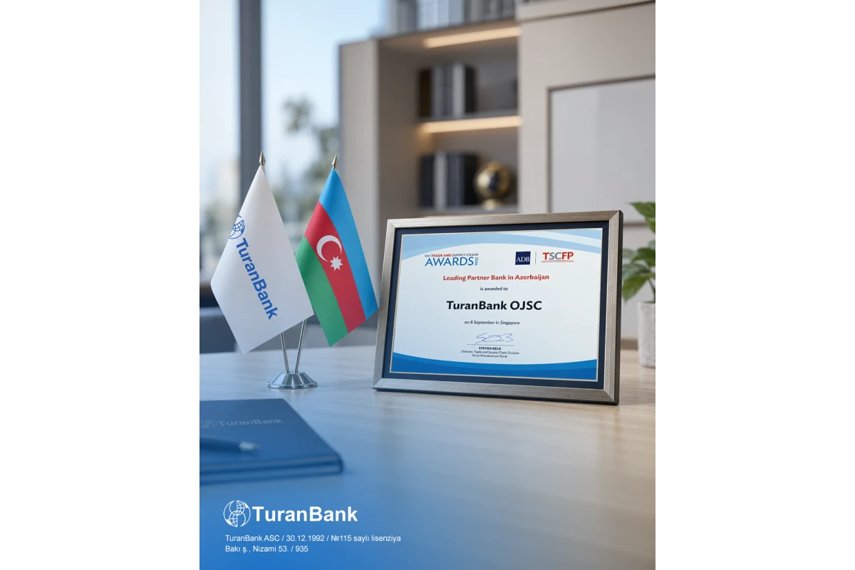 TuranBank beynəlxalq mükafata layiq görüldü