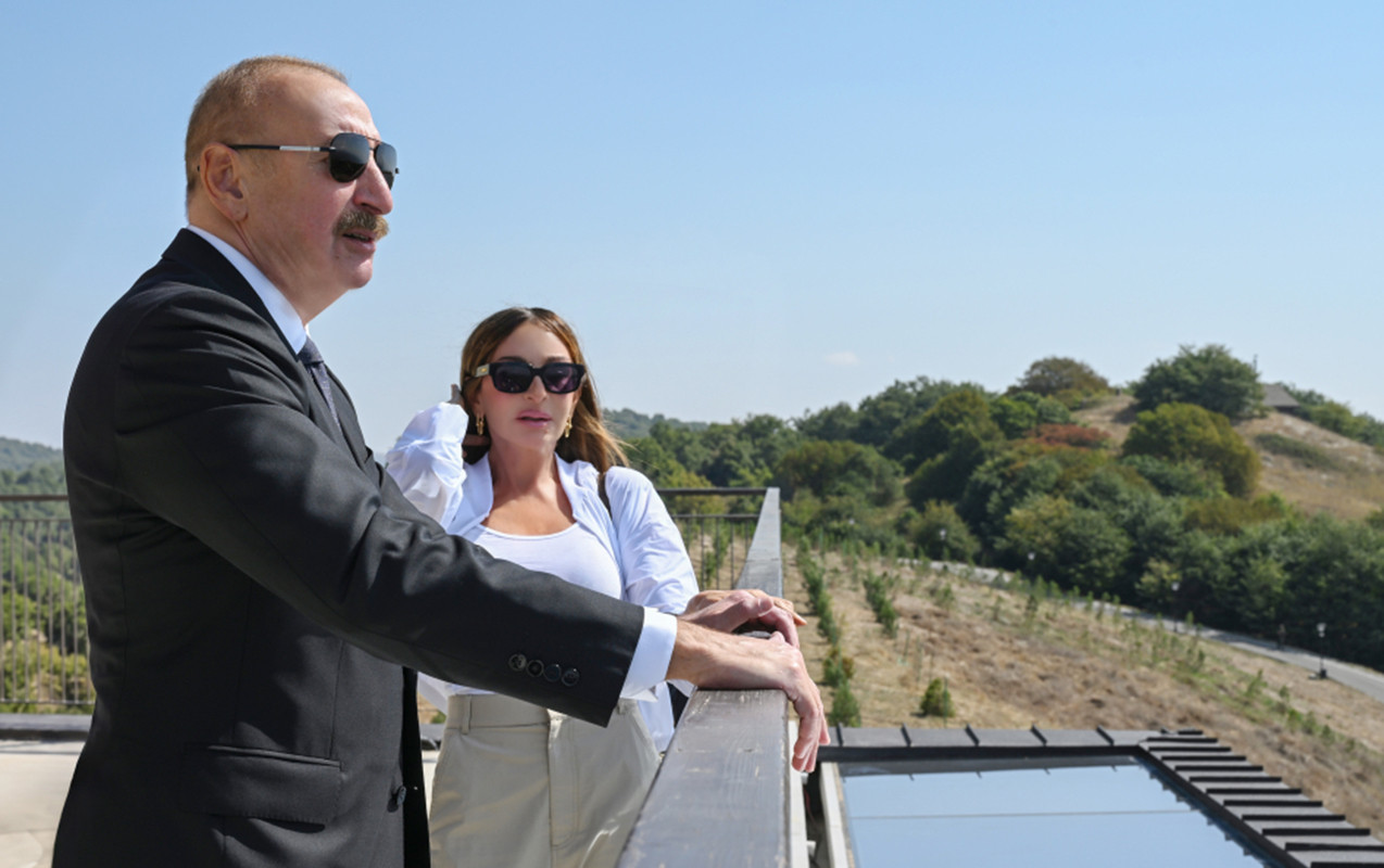 Prezident və xanımı “Meysari Grand Hotel &amp; SPA”nın açılışında - FOTOLAR