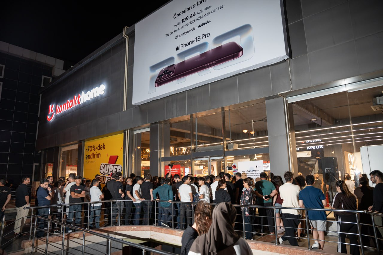 “Kontakt”da “iPhone 18 Pro” seriyasına axın: 4-cü il ardıcıl satış rekordu&nbsp;